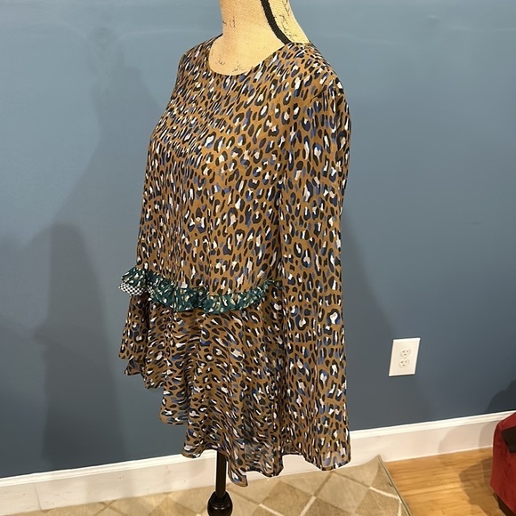 Logo Lori Goldstein long sleeve blouse size medium women’s - Picture 4 of 9